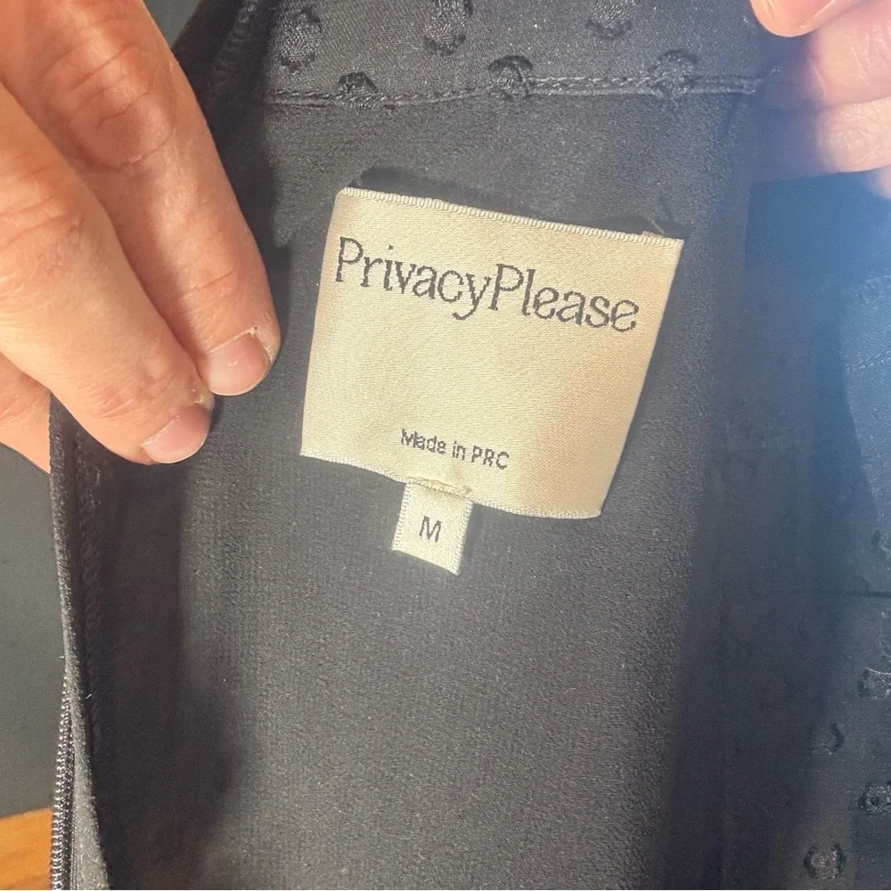 Revolve Privacy Please Stockton Dress Black Size Medium - Picture 14 of 14